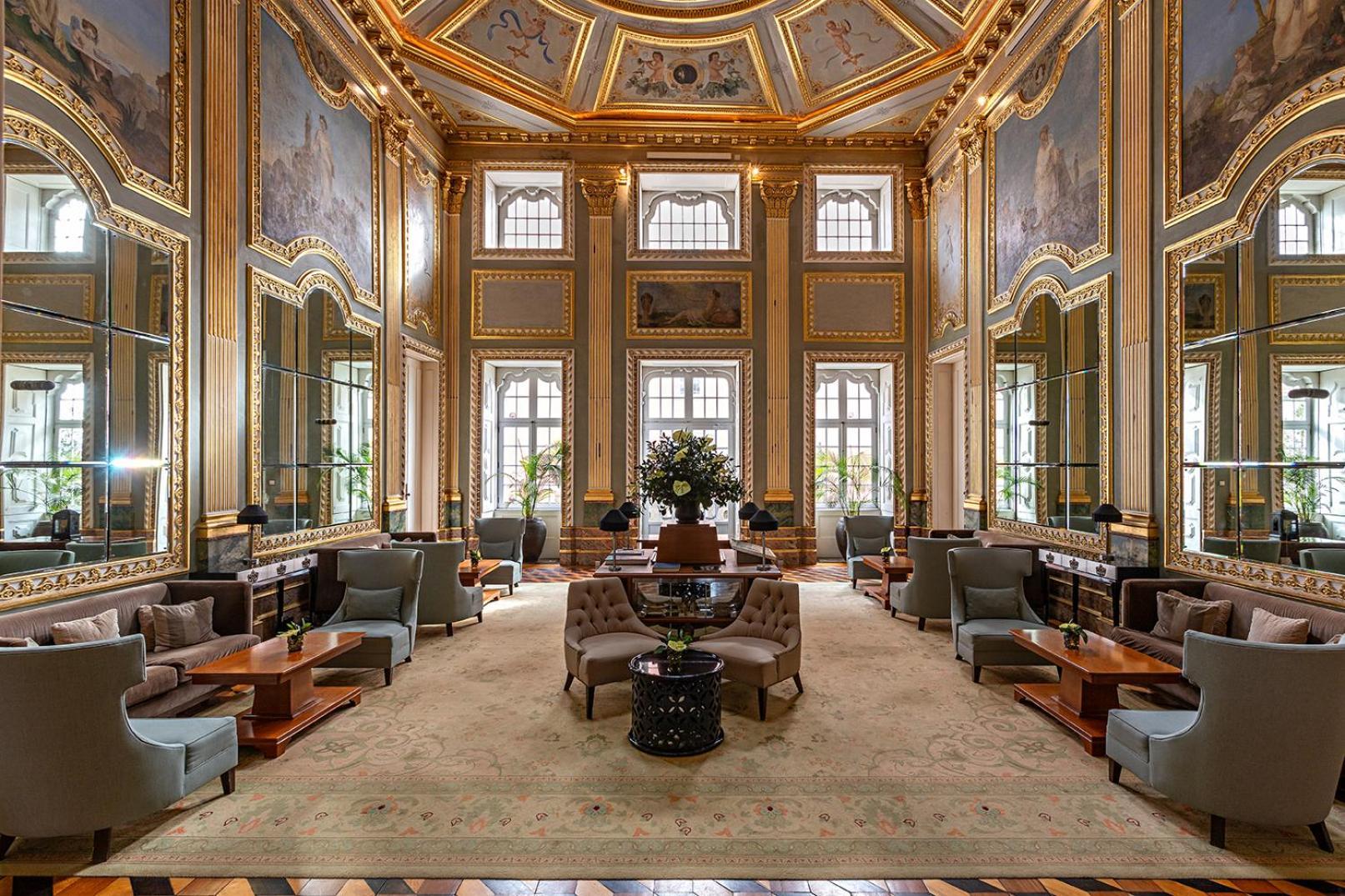 Pestana Palacio Do Freixo, Pousada & National Monument - The Leading Hotels Of The World Porto Exterior photo The lobby of the hotel